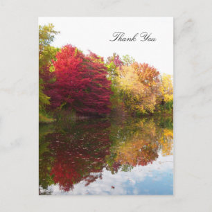 Autumn Beauty Beileid Danke Postcard Postkarte
