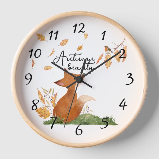 Autumn Beauty Uhr (Vorderseite)