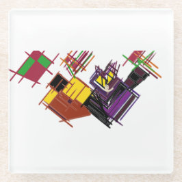 Autumn Black Glasuntersetzer