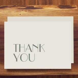 Autumn Boho Deko   Creme Wedding Flat Dankeskarte