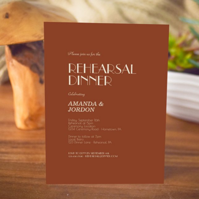 Autumn Boho Deko | Rostfest Probe Einladung (Von Creator hochgeladen)