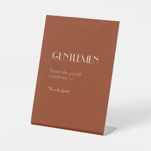 Autumn Boho Deko RostGentlemen Badezimmer Sockelschild