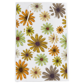 Autumn Bouquet Geschenktasche Mittlere Geschenktüte