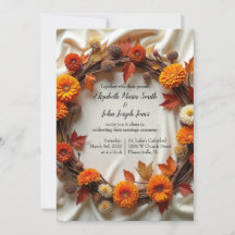 Autumn Bridal Wreath