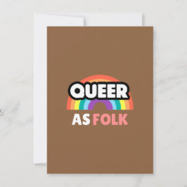 Autumn Brown Wallpaper | Rustic Minimalist Design Dankeskarte