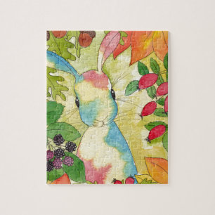 Autumn Bunny von Peppermint Art Puzzle