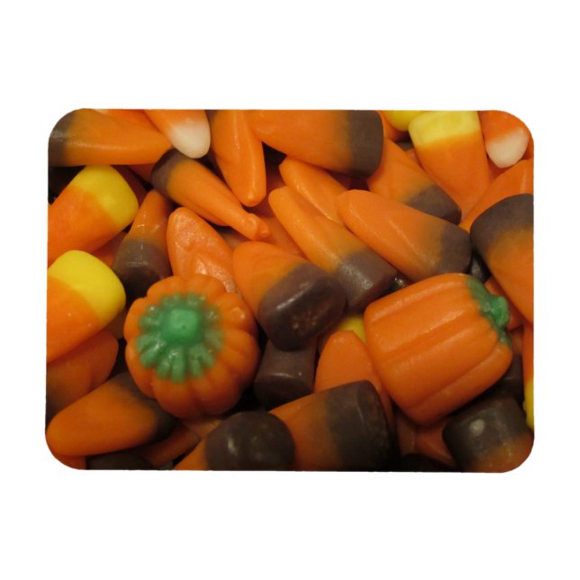 Autumn Candy Corn Flexible Magnet (Horizontal)