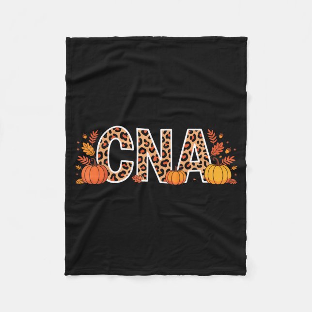 Autumn Cna Fall Certified Nursing Istant  Fleecedecke (Vorderseite)