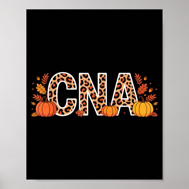 Autumn Cna Fall Certified Nursing Istant  Poster (Vorne)