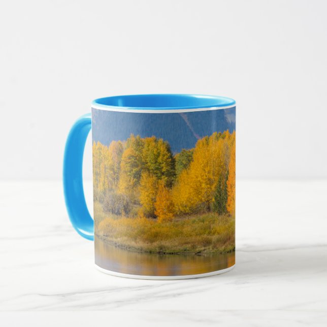 Autumn Colored Aspen Trees Tasse (Vorderseite Links)