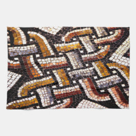 Autumn Colored Roman Mosaic Geschirrtuch