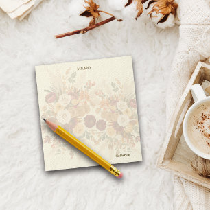 Autumn Cozy Florals Persönliche Verwendung und Nam Notizblock