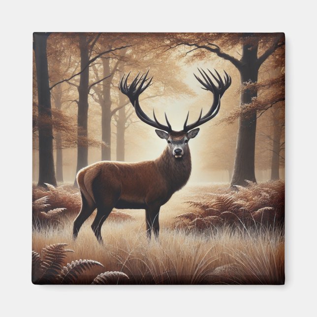 Autumn Deer Magnet (Vorne)