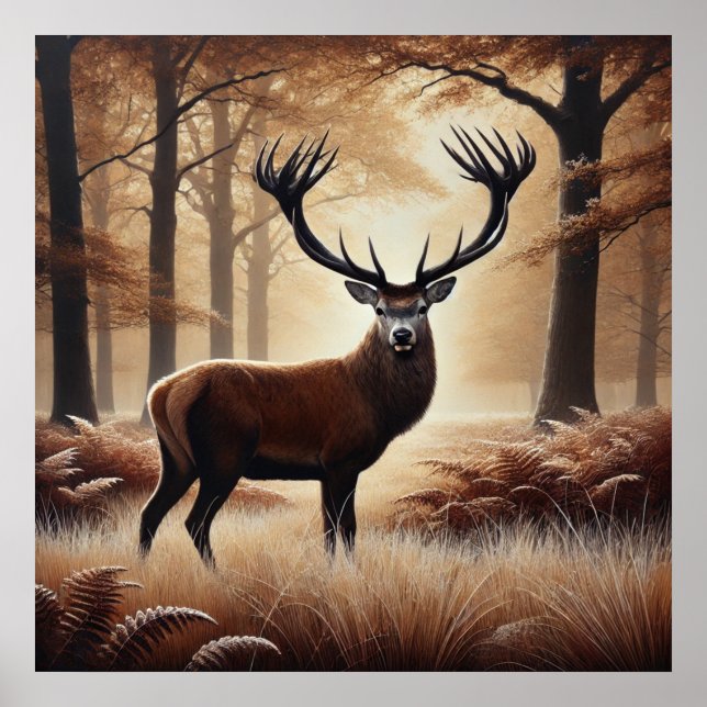Autumn Deer Poster (Vorne)