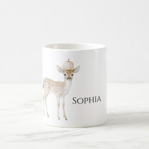 Autumn Deer Pumpkin Kaffeetasse