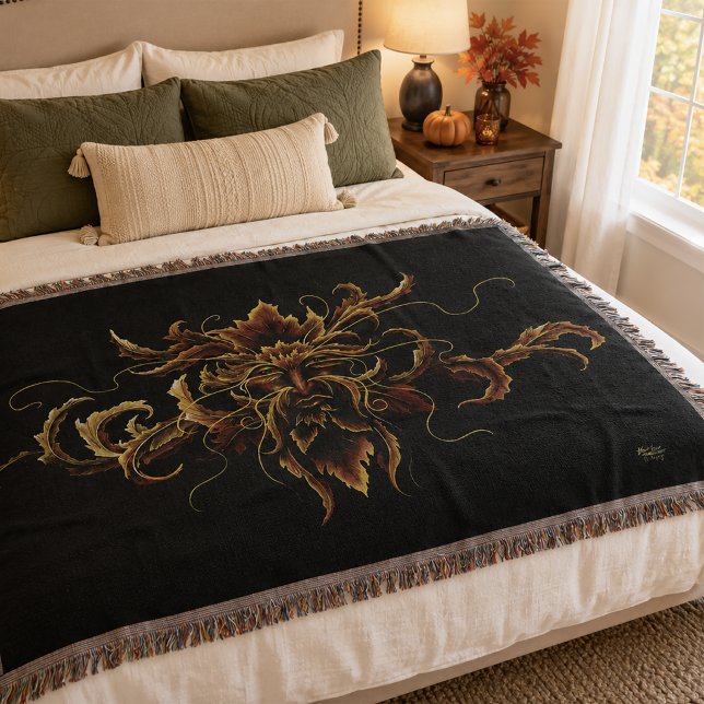 Autumn Dryad keltische Fantasie Decke (Von Creator hochgeladen)