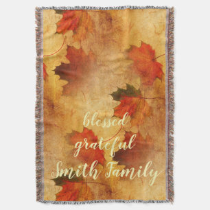 Autumn Erntedank Holiday Custom Decke