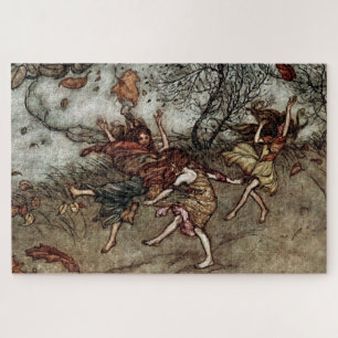 "Autumn Fairies" von Arthur Rackham Puzzle