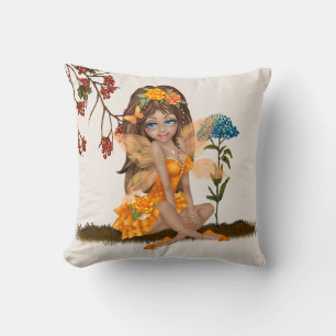 Autumn Fairy Pillow Kissen