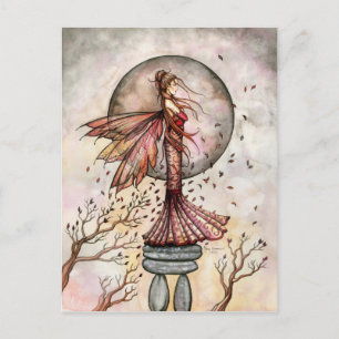 Autumn Fairy Postcard von Molly Harrison Postkarte