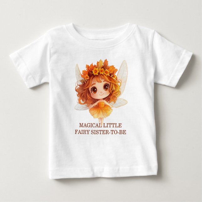 Autumn Fairy Woodland Baby T-shirt (Vorderseite)