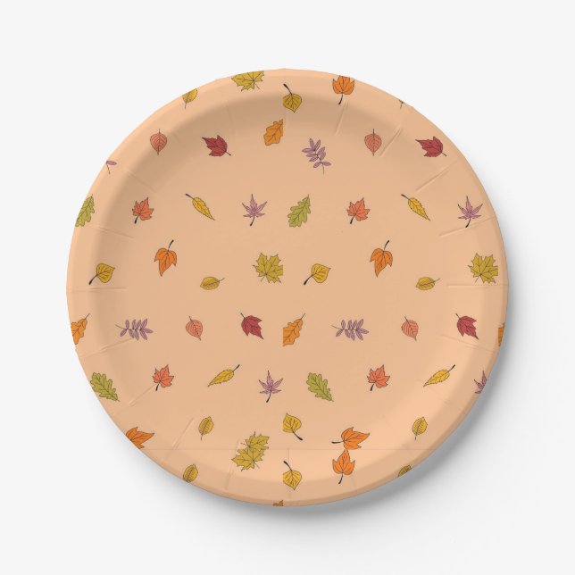 Autumn Fall   Pappteller (Vorderseite)
