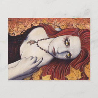 Autumn Fantasy Postcard Postkarte