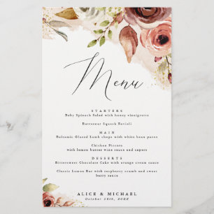 Autumn Floral Flyer