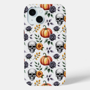 Autumn Floral Halloween Pattern Case-Mate iPhone Hülle