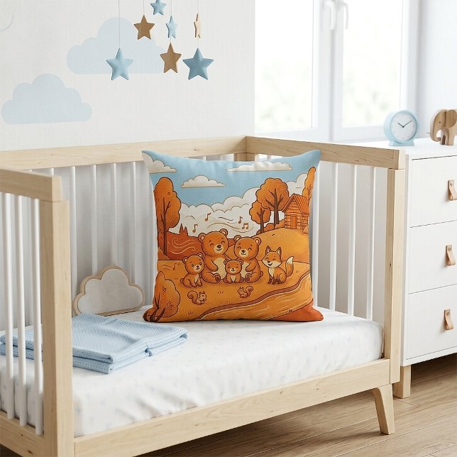 Autumn Forest Animals Kissen (Von Creator hochgeladen)