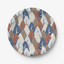 Autumn Forest Medley Pappteller