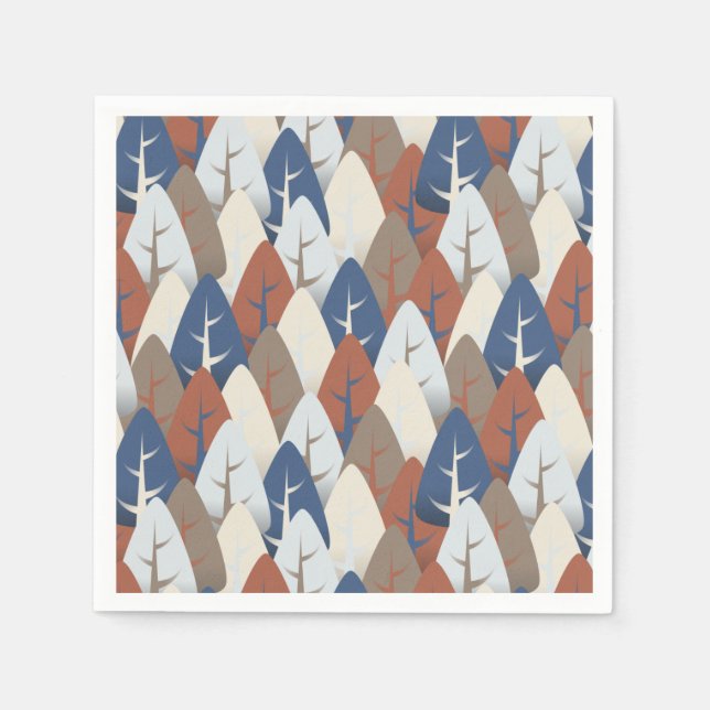 Autumn Forest Medley Serviette (Vorderseite)