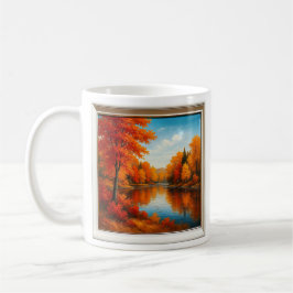 Autumn Forest Reflektionen Kaffeetasse