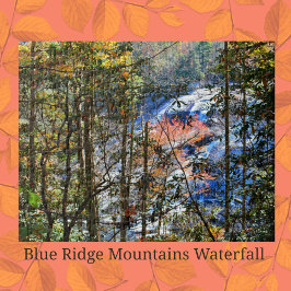 Autumn Forest Waterfall NC Fotografie Puzzle