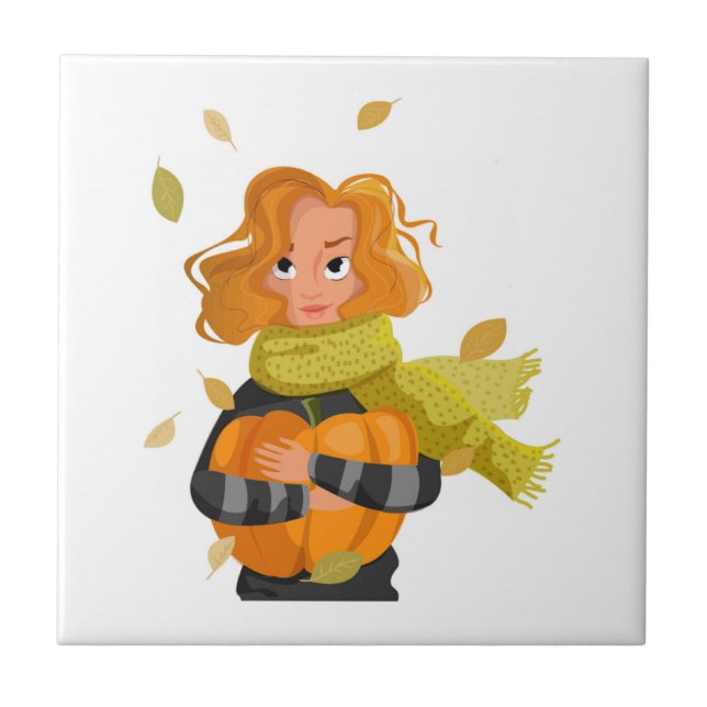 AUTUMN FRAU FLIESE (Vorderseite)