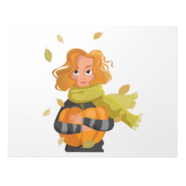 AUTUMN FRAU NOTIZBLOCK (Vorderseite)