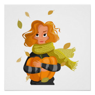 AUTUMN FRAU POSTER