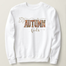 AUTUMN fühlt sich Sweatshirt | Boho Cozy Leaf