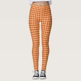 Autumn Gingham Erntedank Leggings