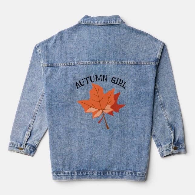 AUTUMN GIRL JEANSJACKE (Rückseite)