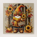 Autumn Gnome Puzzle<br><div class="desc">autumn gnome puzzle</div>