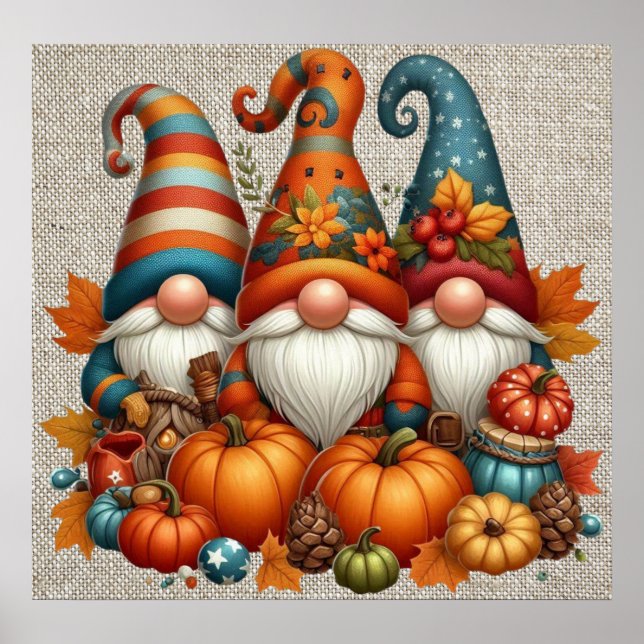 Autumn Gnomes Poster (Vorne)