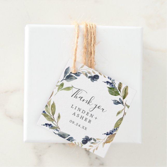 Autumn Greenerenery Vielen Dank Geschenkanhänger (Beispiel)