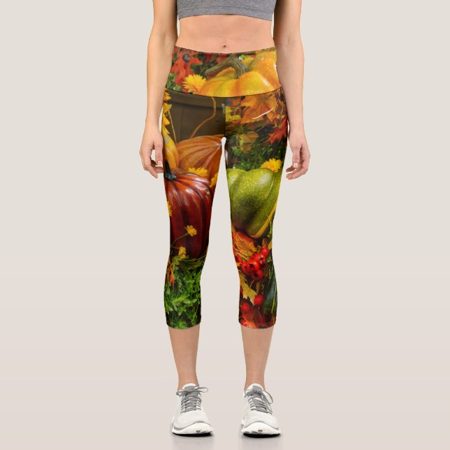 Autumn Gruppierung Capris Leggings (Vorderseite)