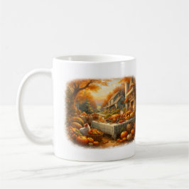Autumn Harvest Gathering Farmhouse Thanksgiving Kaffeetasse