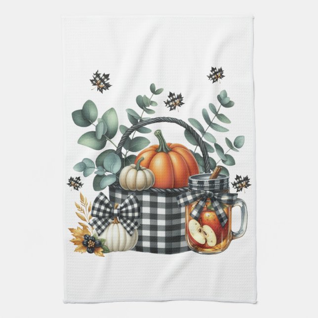 Autumn Harvest Kitchen Towel Geschirrtuch (Vertikal)