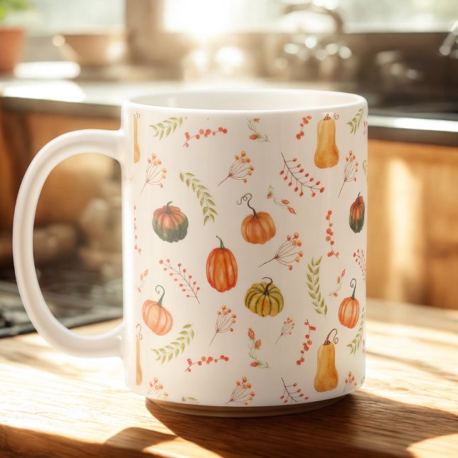 Autumn Harvest Pumpkin Kaffeetasse (Von Creator hochgeladen)