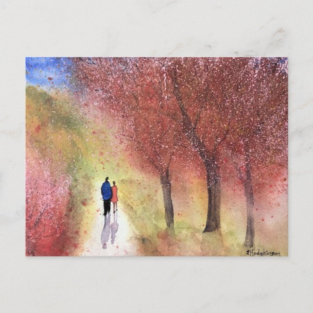 AUTUMN IN MONTREAL, POSTCARD POSTKARTE (Vorderseite)