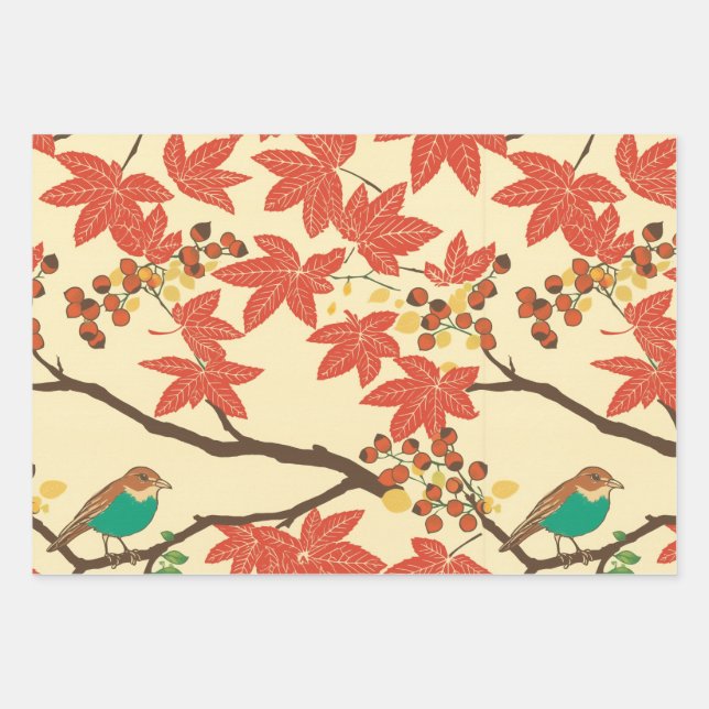 Autumn is changing colors geschenkpapier set (Vorderseite)