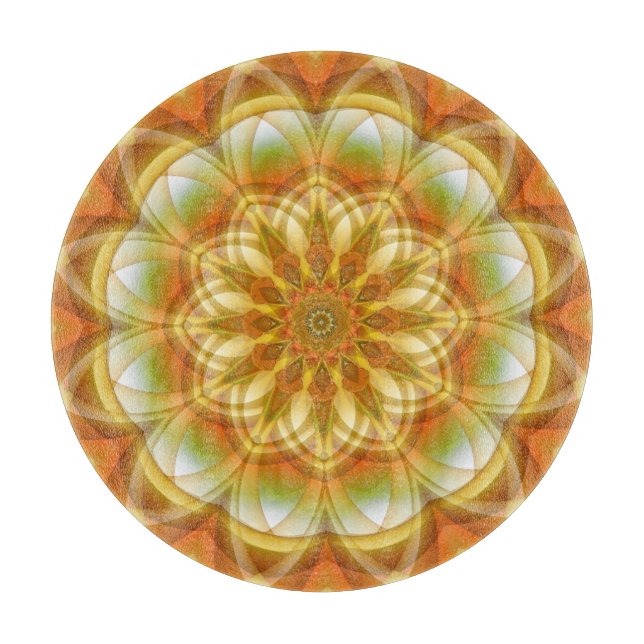 Autumn Kaleidoskop Schneidebrett (Vorderseite)